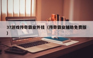 37游戏传奇霸业外挂（传奇霸业辅助免费版）